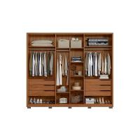 Guarda Roupa 6 Portas (2 C- Espelho) E 6 Gavetas C- Pés Atrice Amêndola Touch - Demóbile - 3