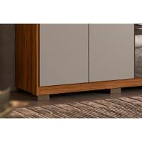 Guarda Roupa 6 Portas (2 C- Espelho) E 6 Gavetas C- Pés Atrice Amêndola Touch - Demóbile - 5