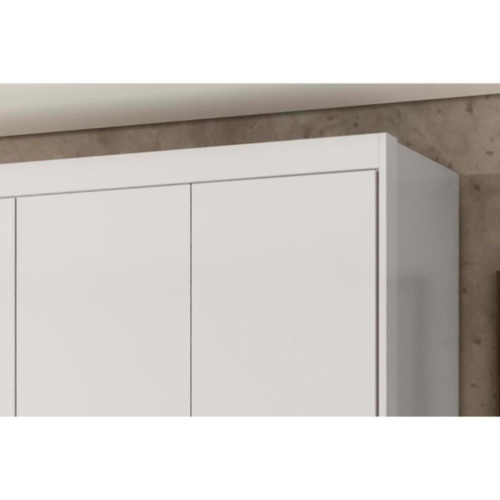 Guarda Roupa 6 Portas E 4 Gavetas C- Pés Venice Branco - Demóbile - 4