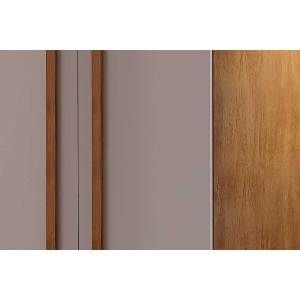 Guarda Roupa 6 Portas E 4 Gavetas C- Pés Bahia Naturale-off White - Rufato - 7