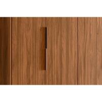 Guarda Roupa 4 Portas E 3 Gavetas C- Pés Attore Nogueira - Demóbile - 5