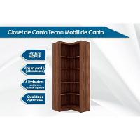 Guarda Roupa Closet De Quarto Me4132 De Canto C- 4 Prateleiras Preto - Tecno Mobili - 2