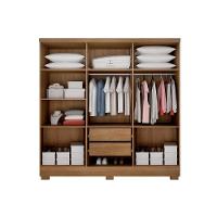 Guarda Roupa 6 Portas E 2 Gavetas C- Pés Milly-veneza Cumaru - Novo Horizonte - 3
