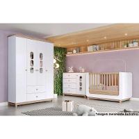 Guarda Roupa 4 Portas Aconchego C- E 2 Gavetas Branco-jequitiba - Henn - 5