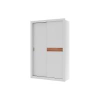 Guarda Roupa 2 Portas De Correr E 2 Gavetas Vivacce 835 Flex Branco Ou Branco C- Freijo - Carraro - 1