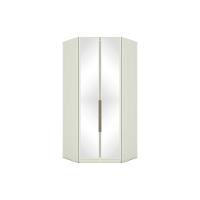 Guarda Roupa Closet Casal De Canto Oblíquo Seletto Mc06 C- 2 Portas C- Espelho E 3 Gavetas Areia - Henn - 1