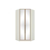 Guarda Roupa Closet Casal De Canto Oblíquo Seletto Mc06 C- 2 Portas E 3 Gavetas C- Espelho Areia-jequitibá - Henn - 1