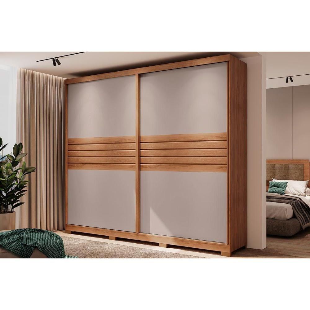 Guarda Roupa 2 Portas E 4 Gavetas Magnum 1175 Flex Freijo Ou Freijo C- Avela - Carraro - 1