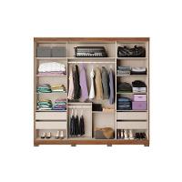 Guarda Roupa 2 Portas E 4 Gavetas Magnum 1175 Flex Freijo Ou Freijo C- Avela - Carraro