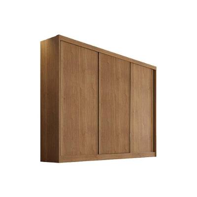 Guarda Roupa Casal Sollo Logan 3 Portas de Correr 6 Gavetas Cumaru MDF