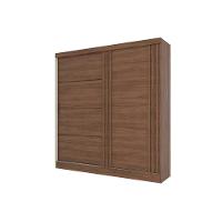 Guarda Roupas 2 Portas De Correr E 3 Gavetas Briz B352 Nature-off White - Henn - 4