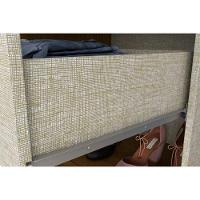 Guarda Roupas 2 Portas De Correr (1 C- Espelho) E 3 Gavetas Verg Branco - Henn - 6