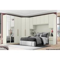 Guarda Roupa Closet Casal De Canto Oblíquo Mc05 Seletto C- 2 Portas E 3 Gavetas Areia-jequitibá - Henn - 5