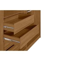 Guarda Roupas 3 Portas De Correr De (1 C- Espelho) E 4 Gavetas Dalila Amêndola-off White - Demóbile - 3