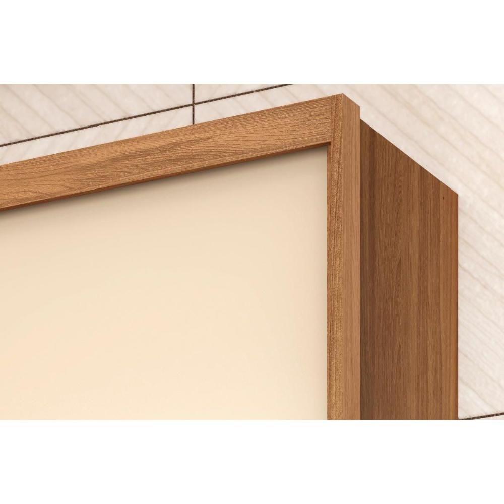 Guarda Roupa 3 Portas De Correr (1 C- Espelho) E 2 Gavetas C- Pés Dalila Flex Amêndola-amêndola Ou Off White - Demóbile - 3