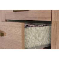 Guarda Roupa Casal 6 Portas (2 C- Espelho) E 3 Gavetas Caju Da136 Branco - Henn - 5