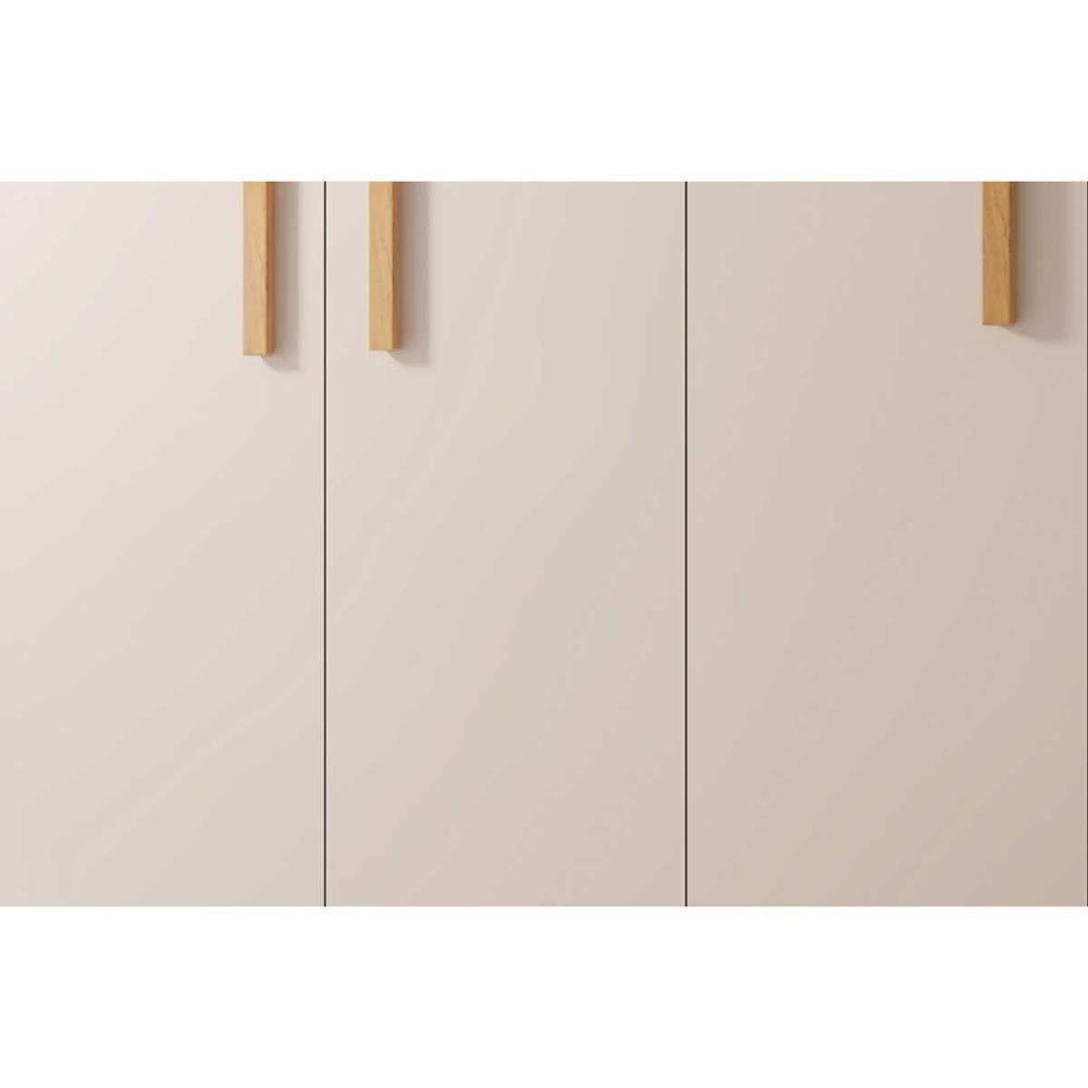 Guarda Roupa Casal 4 Portas E 2 Gavetas C- Pés Espanha Naturale-off White - Rufato - 7