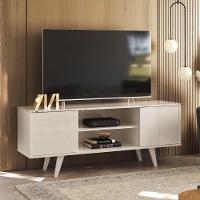 Rack Bancada 2 Portas Lisboa Calacata Off White - 1