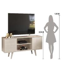 Rack Bancada 2 Portas Lisboa Calacata Off White - 3