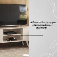 Rack Bancada 2 Portas Lisboa Calacata Off White - 6