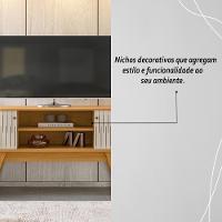 Rack Bancada 2 Portas Para Tv De 55 Polegadas Atlanta Cinamomo Off White - 6