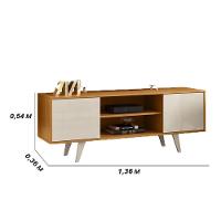 Rack Bancada 2 Portas Lisboa Cinamomo Off White - 2