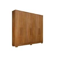 Guarda Roupa Casal 6 Portas E 4 Gavetas C- Pés Milly-veneza Cumaru - Novo Horizonte - 1