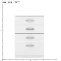 Kit Guarda Roupa Solteiro 6 Portas Ecom Ii Cômoda Astral Branco - 3