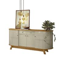 Buffet 4 Portas 2 Gavetas Mônaco Cumaru Opala - 4