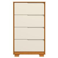 Cômoda 4 Gavetas Usinadas Flex Sara Cinamomo/off White - 7