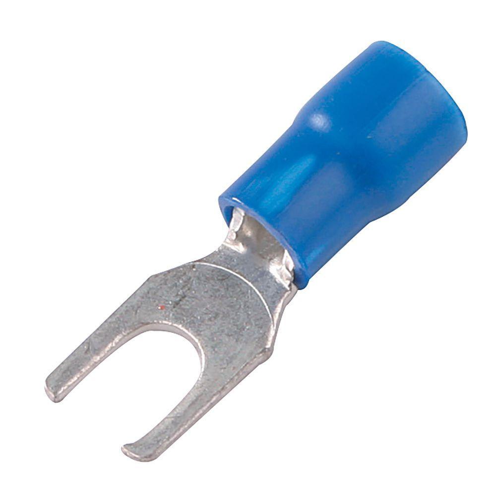 Terminal De Fio Aberto Forquilha Permak Para Modulo Pre-isolado Azul - 1