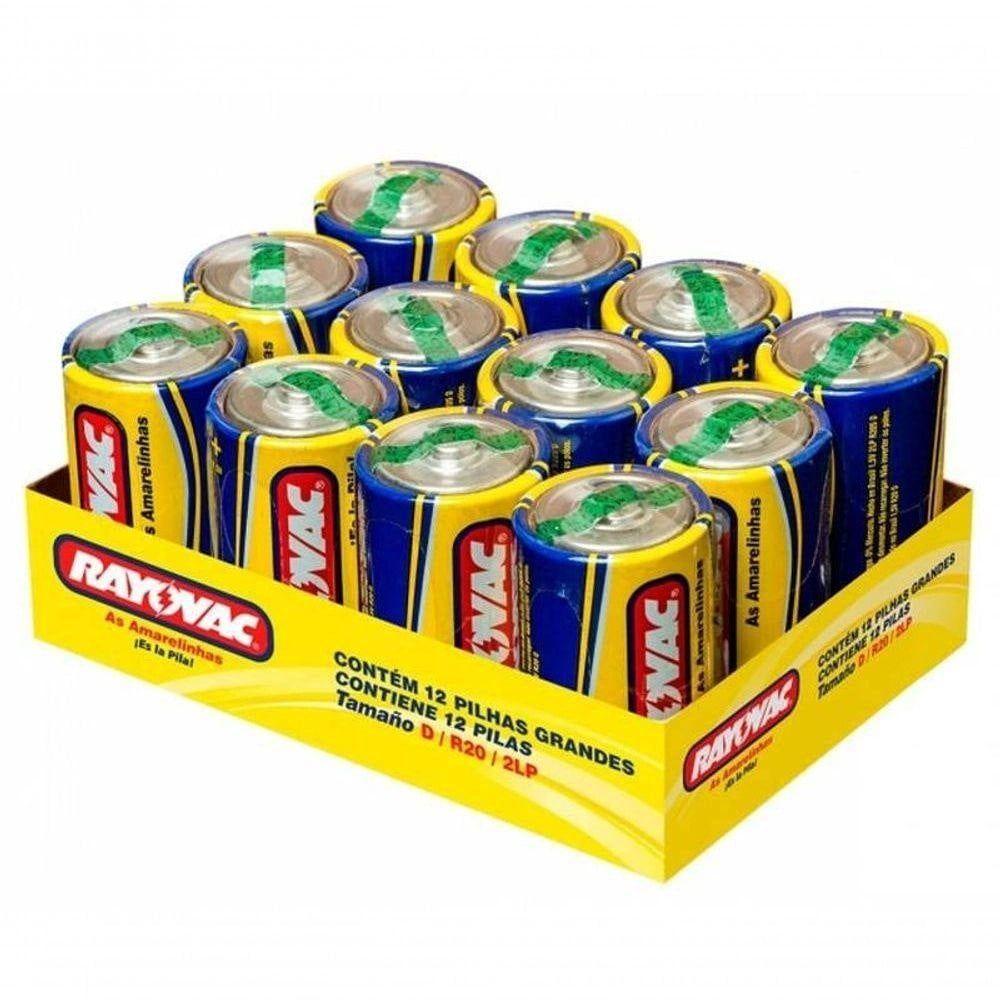 Pilha Comum D Bandeja Com 12 10210 - 1