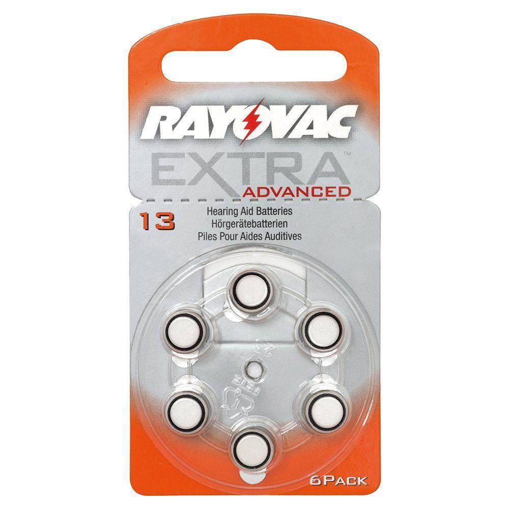Pilhas Auditivas Rayovac Sem Mercurio Tamanho 13 Com 6 - D13-6lazm - 1