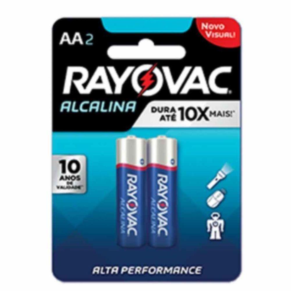 Pilha Pequena Aa Alcalina Com 2 Rayovac - 1