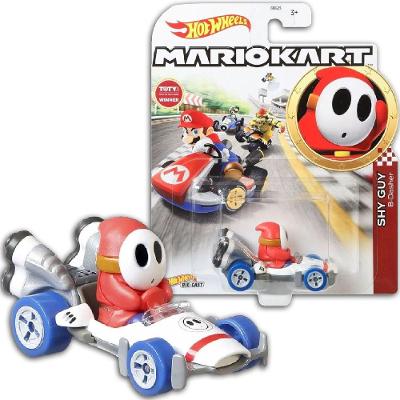 Carrinho Mario Kart Hot Wheels 1:64 Original - Mattel Gbg25 Shy Guy B Dasher