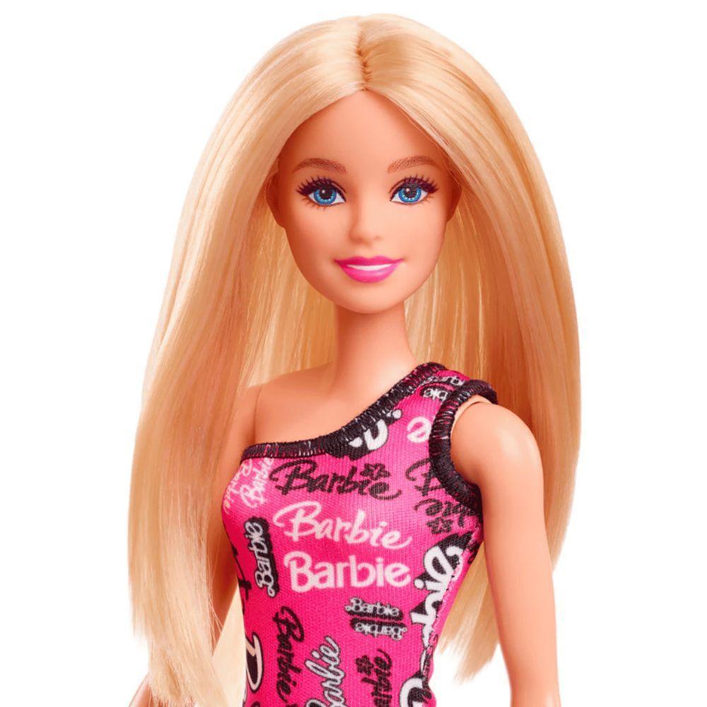Boneca Barbie Fashion Logo Loira - Mattel - 4