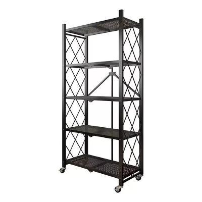 Estante Organizadora Dobrável 5 Níveis Fox Preta