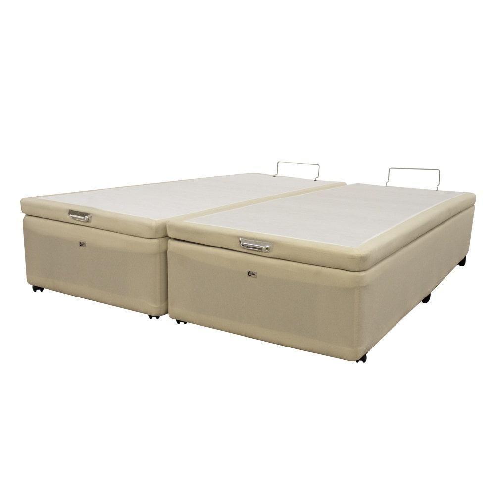 Cama Box Baú Castor King Vellus Bege 193x203x35cm - 3