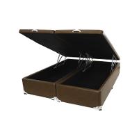 Cama Box Baú Castor King Premium Caramelo 180x200x35cm - 1
