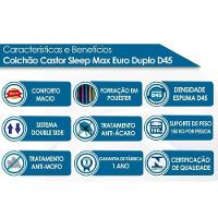 Colchão Solteiro Espuma D45 Sleep Max Euro Pillow (78x188x25) - Castor - 5