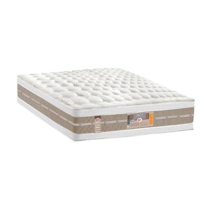 Colchão Queen Molas Ensacadas Silver Star Air Double Face Euro Pillow Castor