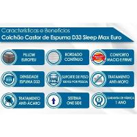 Colchão Queen Espuma D33 Sleep Max Pillow (158x198x25) - Castor - 5