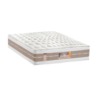 Colchão King Molas Ensacadas Silver Star Air Double Face Euro Pillow Castor