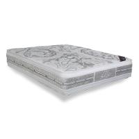 Colchão Viúva Molas Látex Ensacadas Pocket Super Luxo Double Face Euro Pillow (128x188x36) - Castor - 1