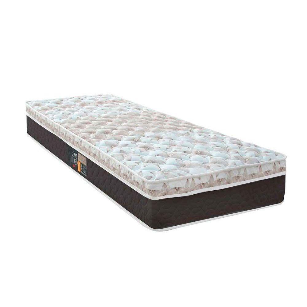 Colchão Twin Size Molas Ensacadas Pocket Híbrido Class Euro Pillow (100x200x25) - Castor - 1