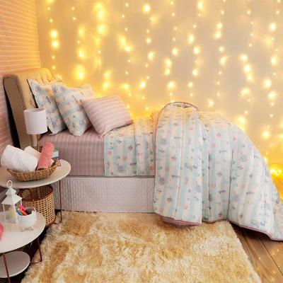 Jogo De Cama Duplo 3 Peças Infantil Solteiro 140x250cm Muriel Happy Day Sultan