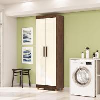 Armário Multiuso Line 2 Portas Imbuia Champanhe Vr - 2