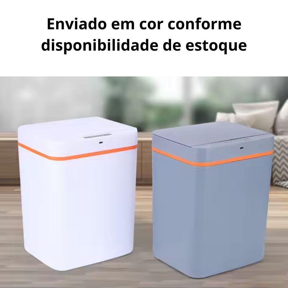 Lixeira Inteligente Recarregável 12 Litros Automática E Higiênica - 6