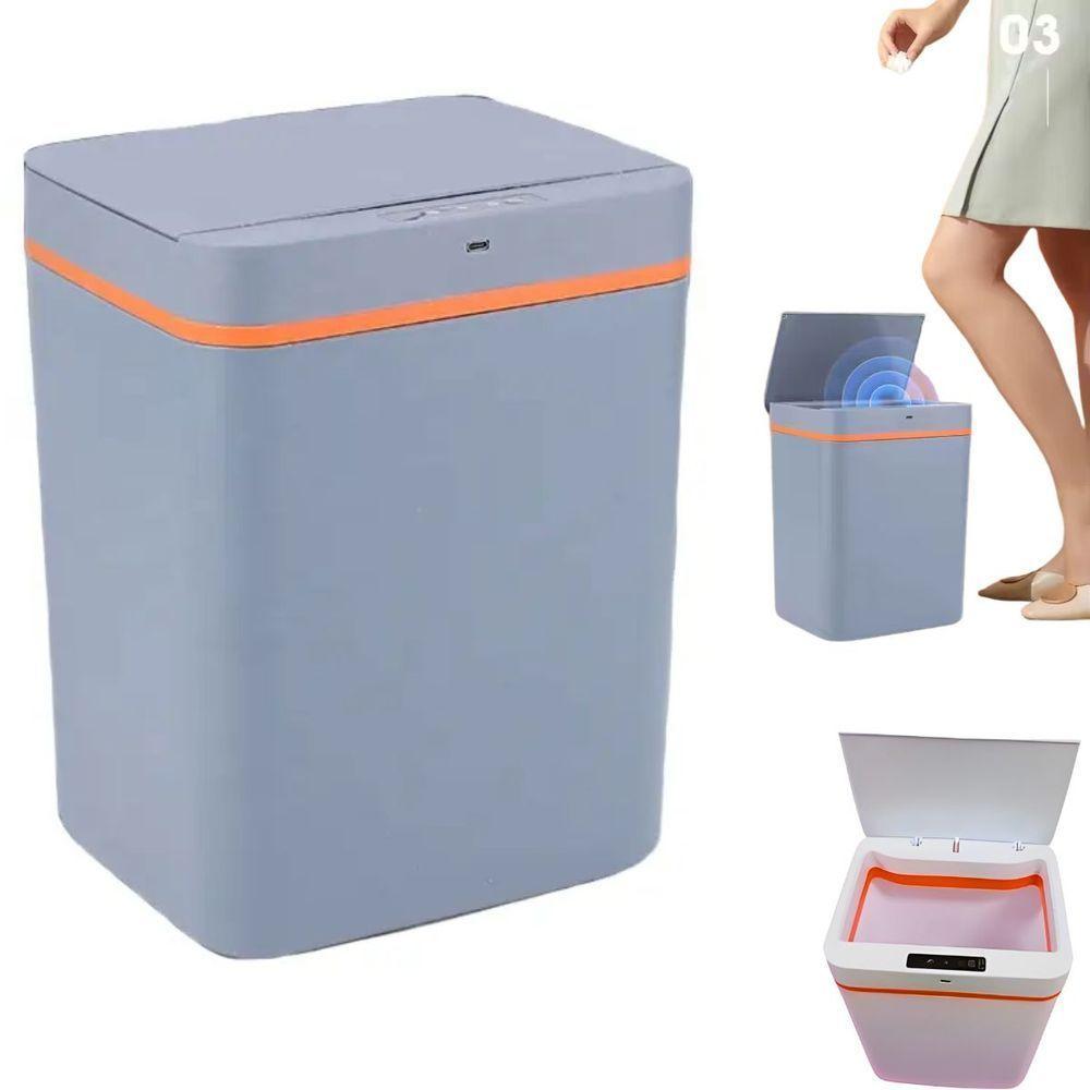 Lixeira Inteligente Recarregável 12 Litros Automática E Higiênica - 9