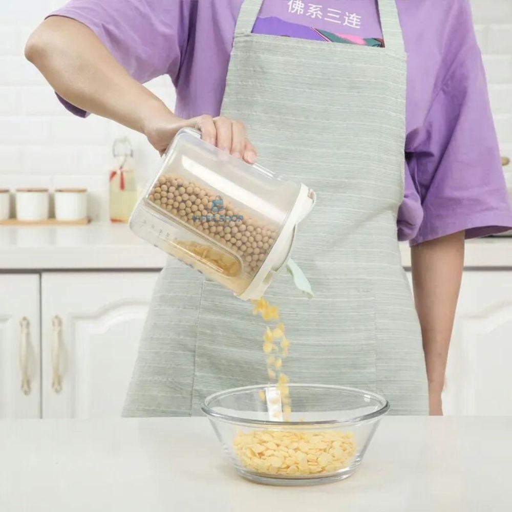 Pote Plástico De Armazenamento Com 3 Divisórias 1,5 Litros - 4